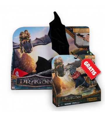 Προνομιακό σετ: Πώς να Εκπαιδεύσετε το Δράκο σας λούτρινο φαφούτης αγκαλιάζει + Gronckle και Λέπιας