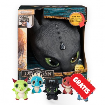 ΠΡΟΣΦΟΡΑ:Μάσκα Φαφατούρκου από το Πώς να Εκπαιδεύσετε το Δράκο σας με ήχους και φωτιστικά εφέ +λούτρινοι δράκοι σε βαρέλι ΔΩΡΕΑΝ