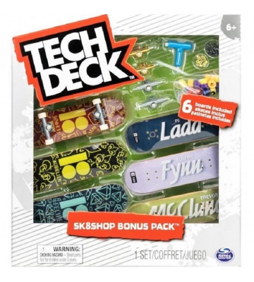 Tech Deck skateshop 6τεμ με αξεσουάρ Plan B