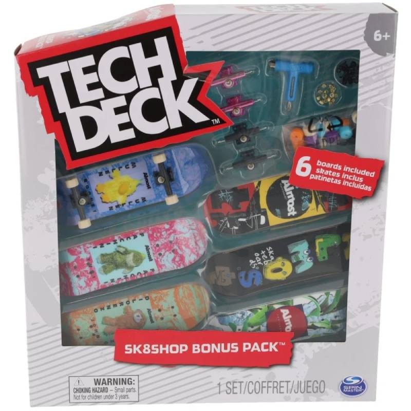 Tech Deck skateshop 6τμχ με αξεσουάρ Almost