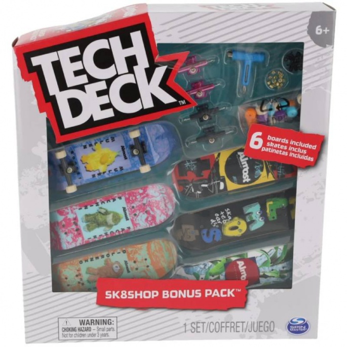 Tech Deck skateshop 6τμχ με αξεσουάρ Almost