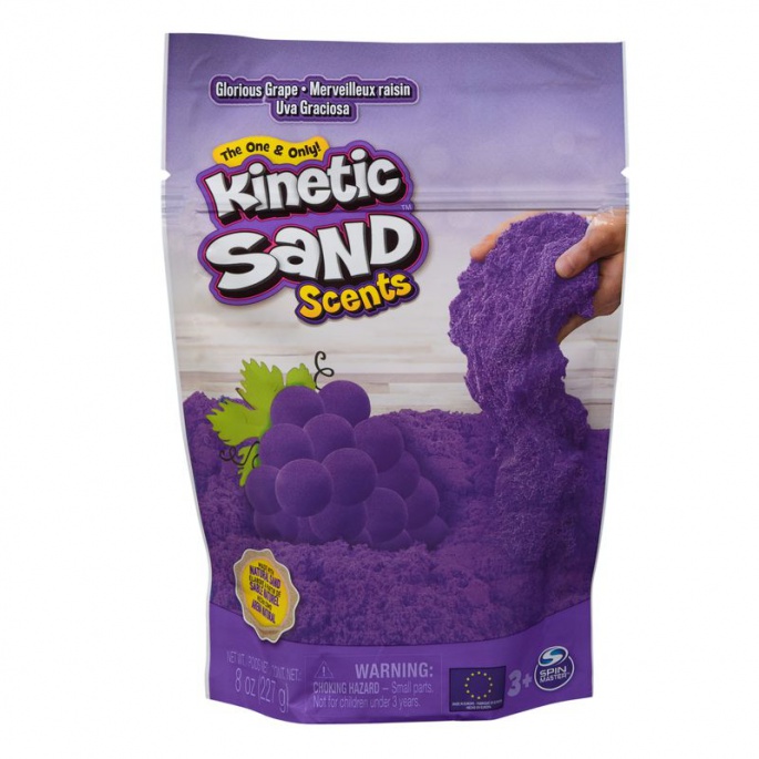 Kinetic Sand πακέτο με φρουτώδεις αρώματα σταφύλια