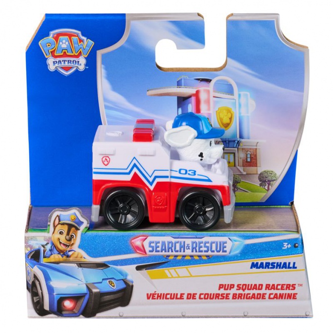 Paw Patrol μικρό όχημα Search & Rescue Μάρσαλ