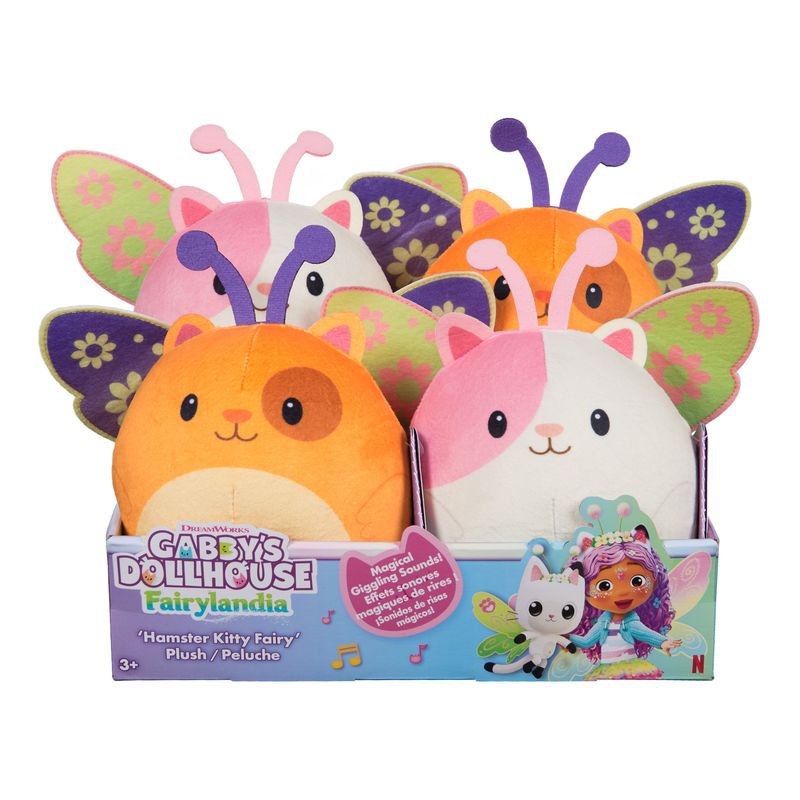 Το Κουκλόσπιτο της Γκάμπι λούτρινος χάμστερ πορτοκαλί με ήχους 14 εκ