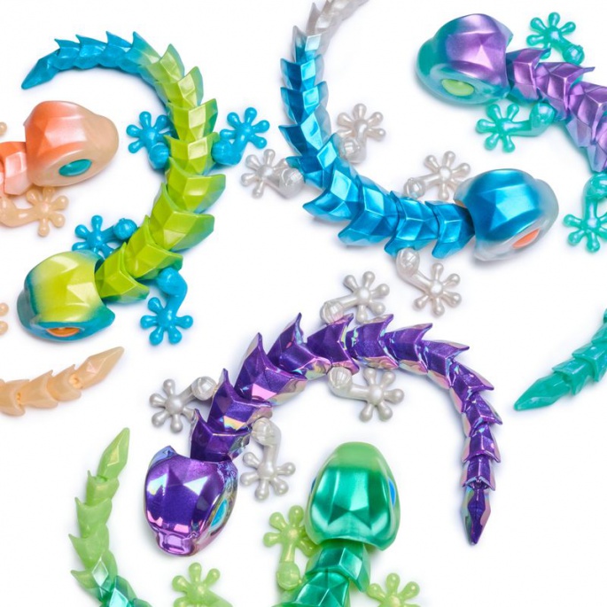 CrystaLynx Δράκος εύκαμπτος γκέκον 30 εκ