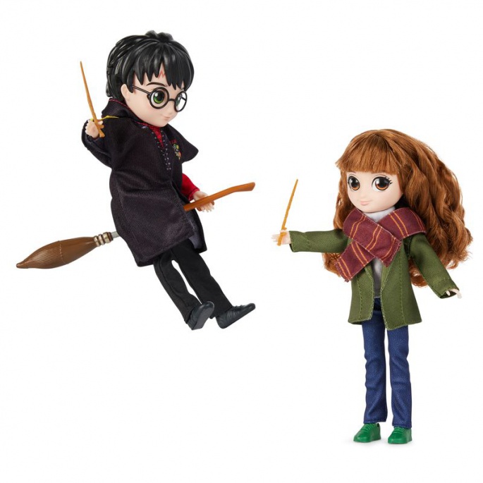 Διπλή συσκευασία φιγούρας Harry Potter, Harry & Hermione 20 εκατοστά