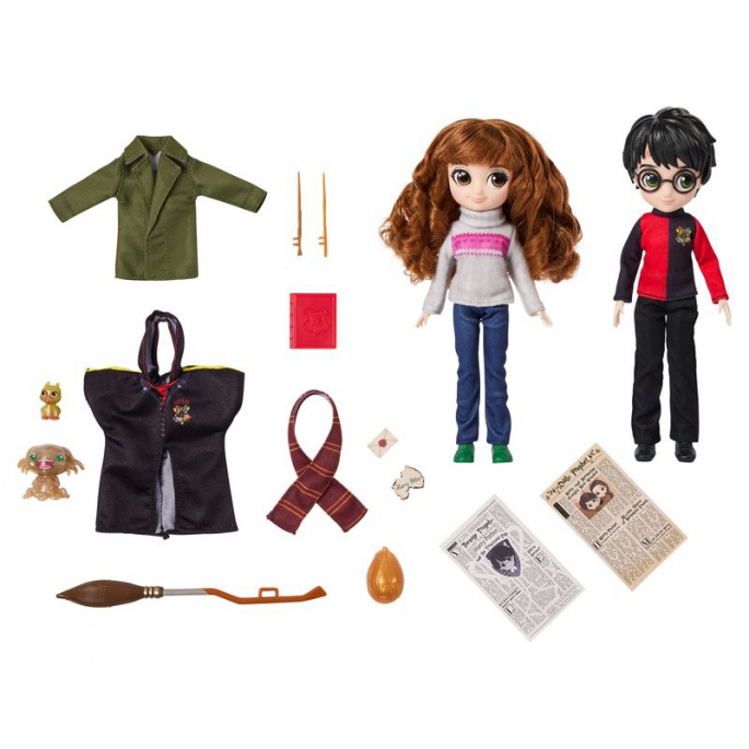 Διπλή συσκευασία φιγούρας Harry Potter, Harry & Hermione 20 εκατοστά