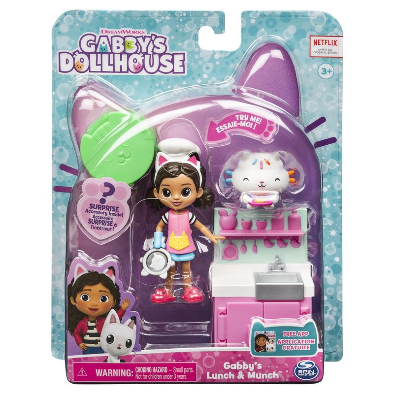 Gabby's Dollhouse μαγικό σπίτι μαγειρικό σετ για γάτες
