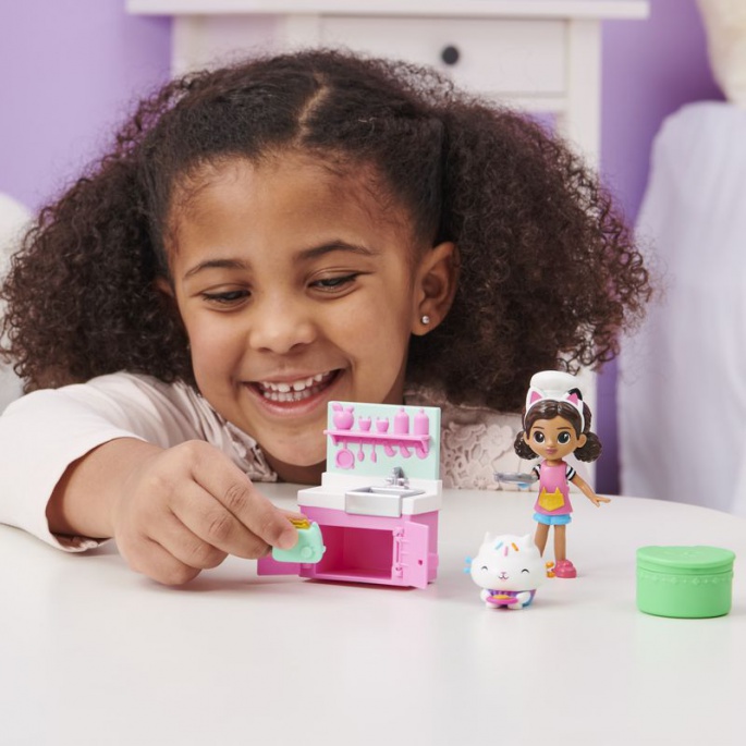 Gabby's Dollhouse μαγικό σπίτι μαγειρικό σετ για γάτες