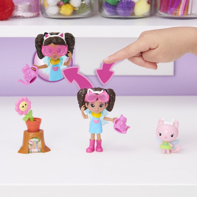 Gabby's Dollhouse σετ παιχνιδιού γατάκιας κήπος