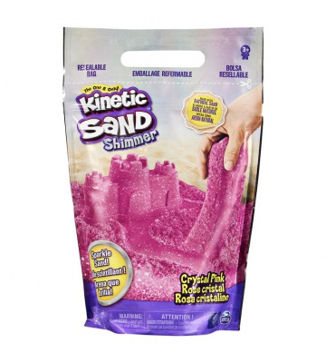 Kinetic Sand συσκευασία από λαμπερή ροζ άμμο 0,9 κιλά
