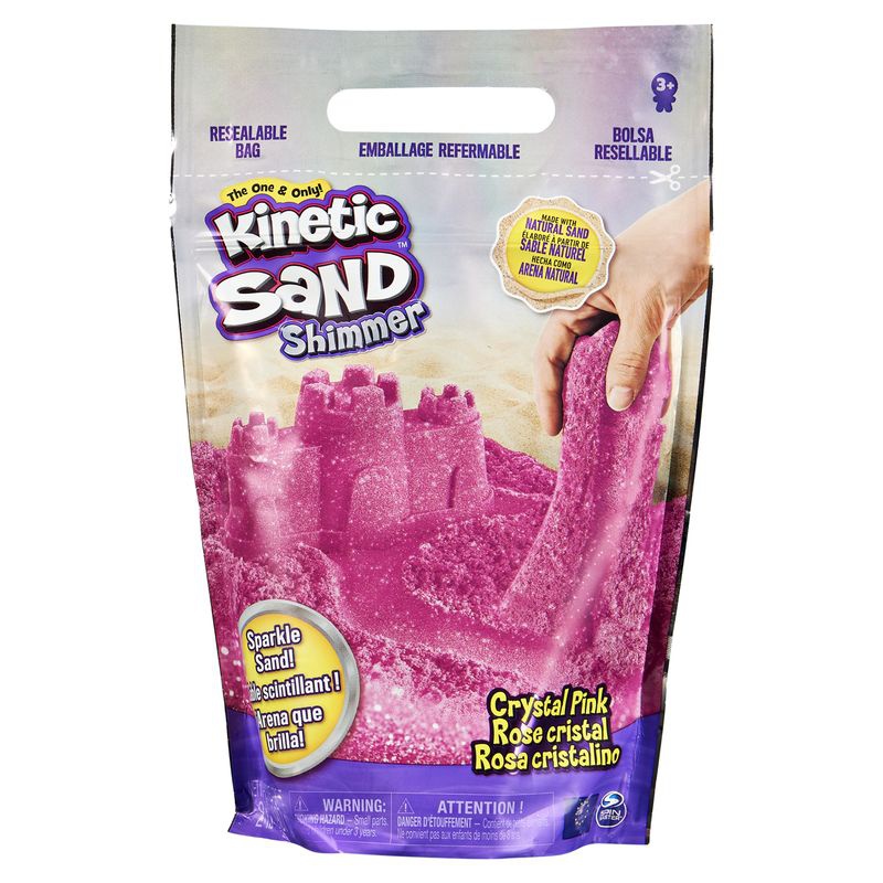 Kinetic Sand συσκευασία από λαμπερή ροζ άμμο 0,9 κιλά