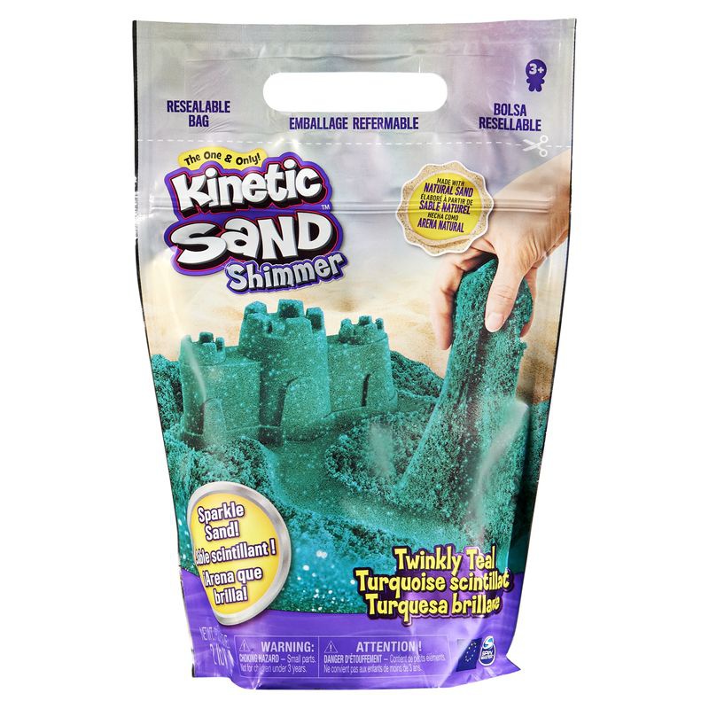 Kinetic Sand πακέτο με λαμπερή πράσινη άμμο 0,9 κιλά