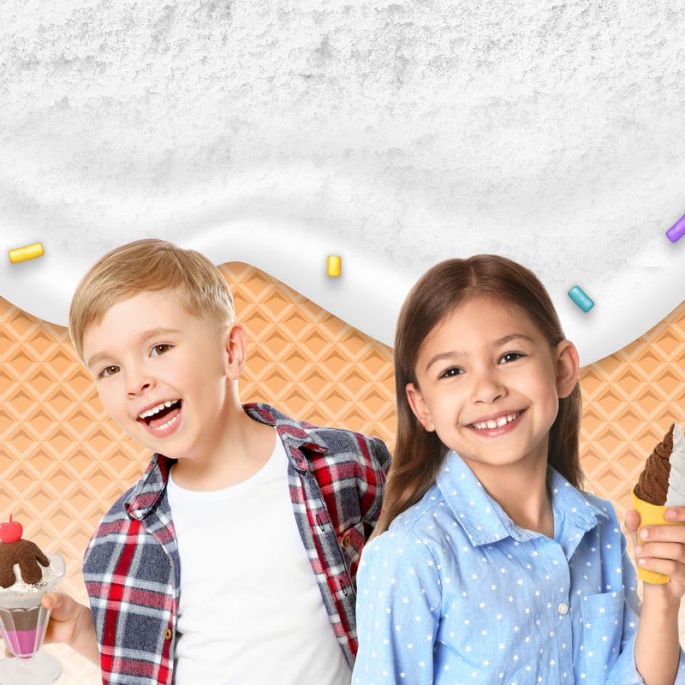 Kinetic Sand αρωματική μπάλα παγωτό