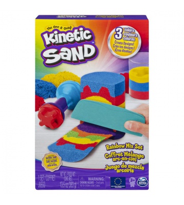 Kinetic Sand παιχνιδιού σετ χρωμάτων