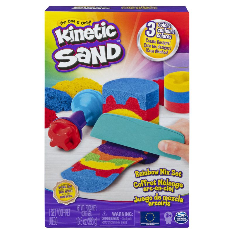 Kinetic Sand παιχνιδιού σετ χρωμάτων