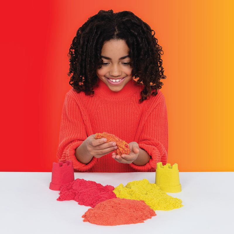 Kinetic Sand παιχνιδιού σετ χρωμάτων