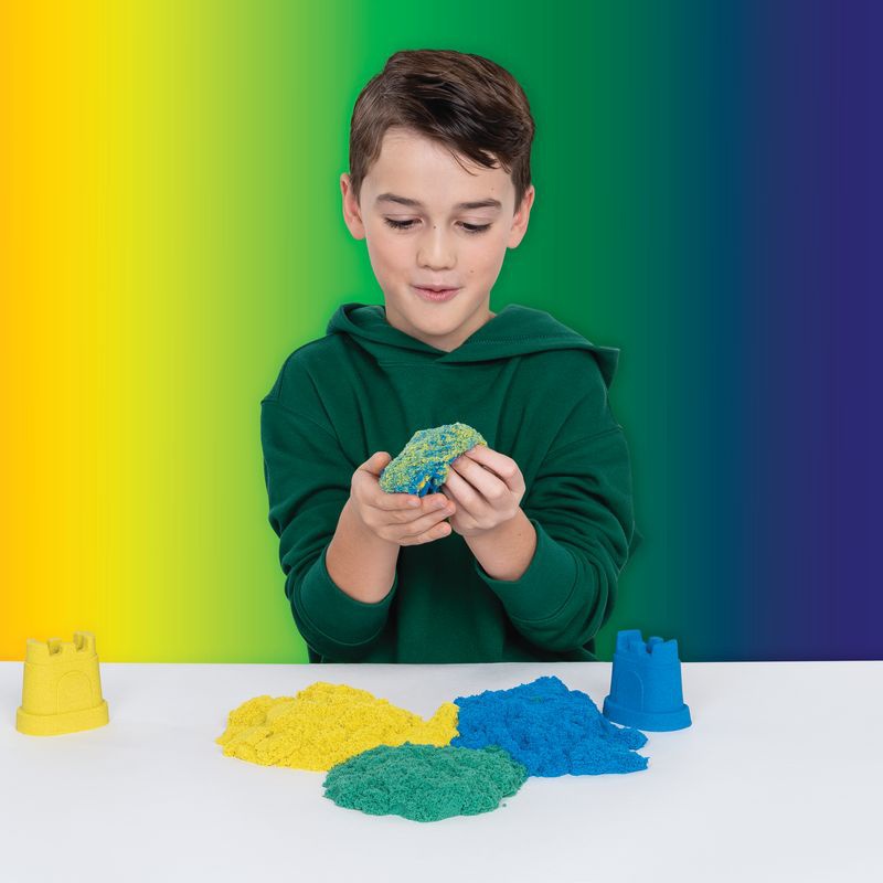 Kinetic Sand παιχνιδιού σετ χρωμάτων