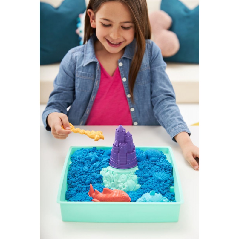 Kinetic Sand κουτί με μπλε υπόστρωμα