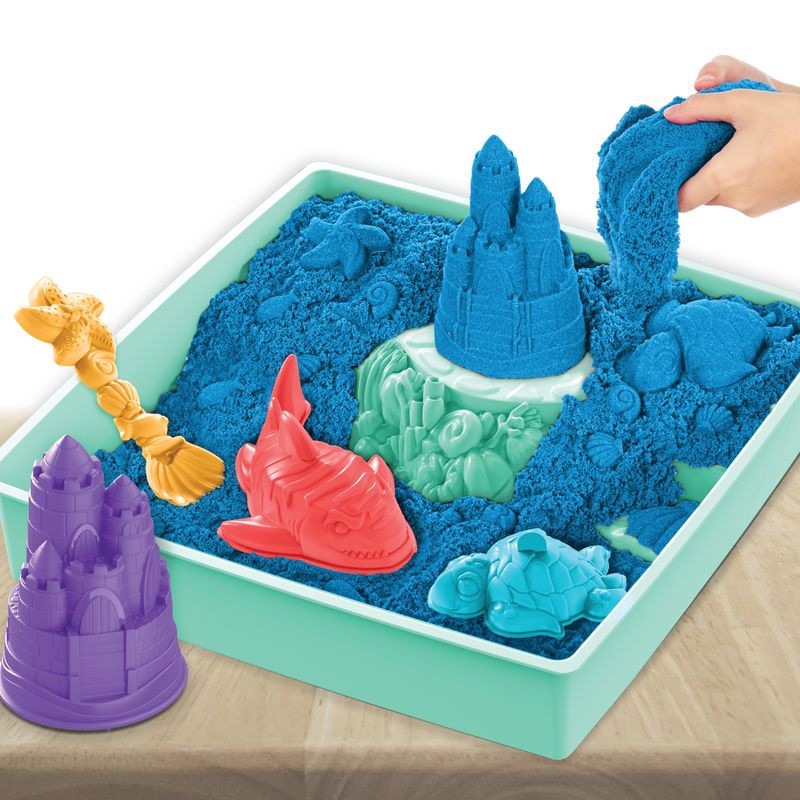 Kinetic Sand κουτί με μπλε υπόστρωμα