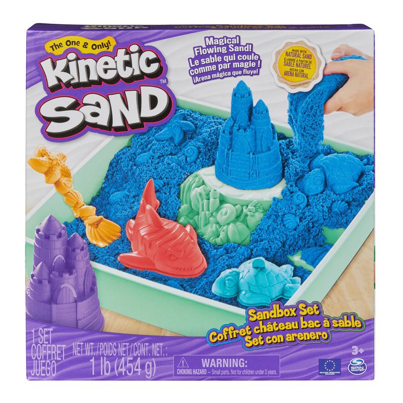 Kinetic Sand κουτί με μπλε υπόστρωμα