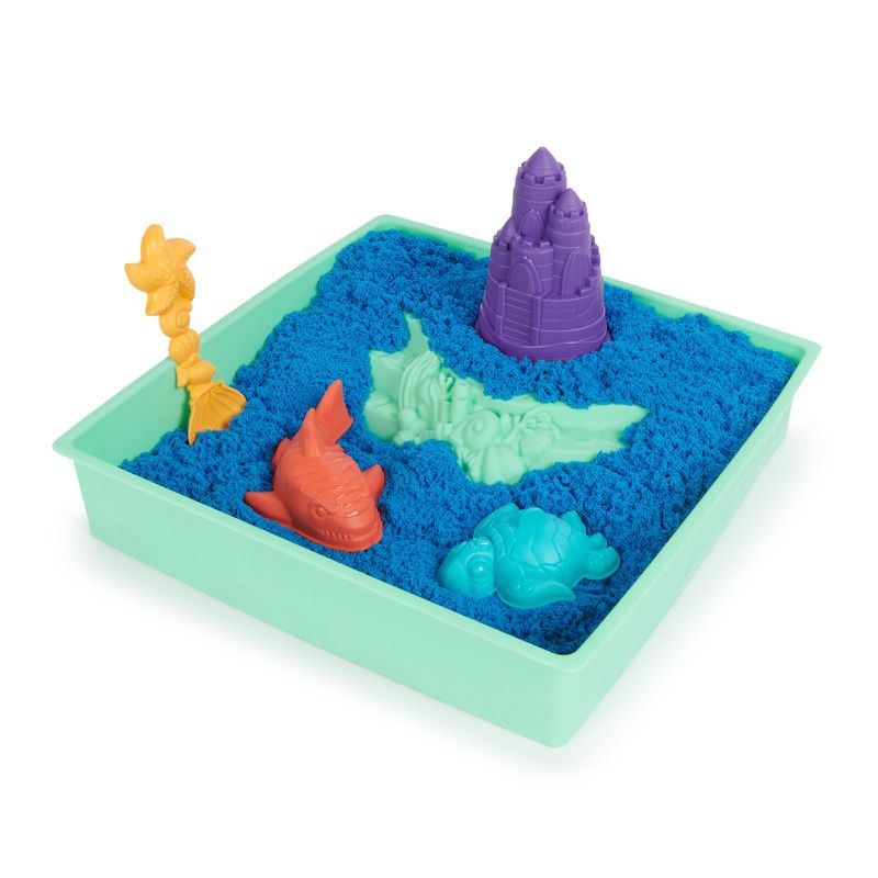 Kinetic Sand κουτί με μπλε υπόστρωμα