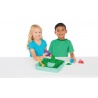 Kinetic Sand κουτί με ρευστή άμμο και πράσινη βάση