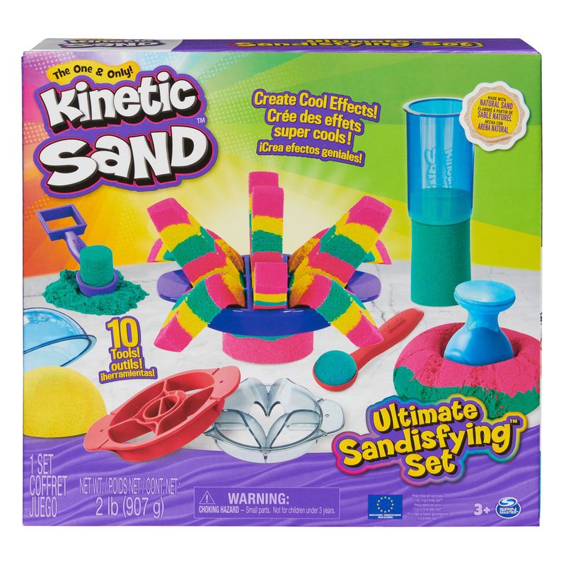 Kinetic Sand τελικό σετ άμμου με εργαλεία