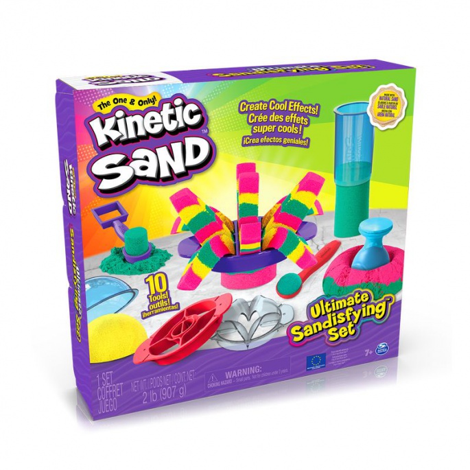 Kinetic Sand τελικό σετ άμμου με εργαλεία