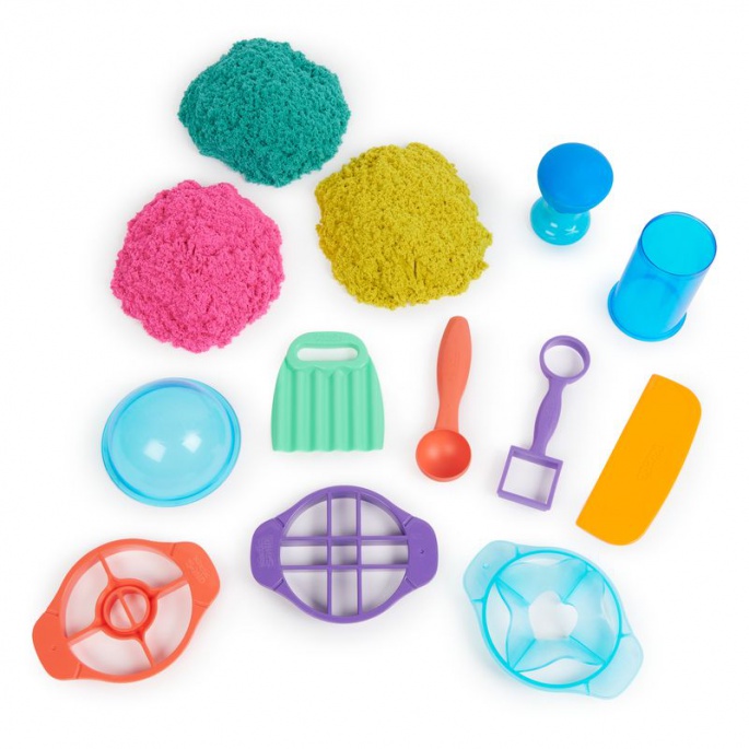 Kinetic Sand τελικό σετ άμμου με εργαλεία