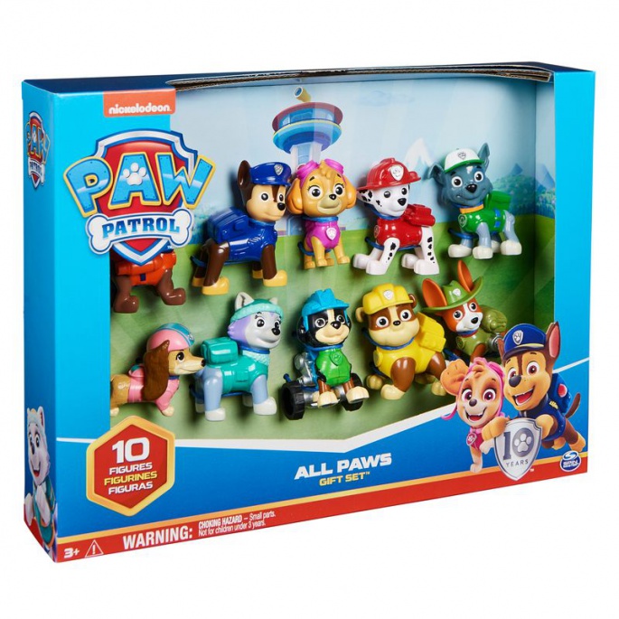 Paw Patrol πολυ-πακέτο από γενέθλια φιγούρες