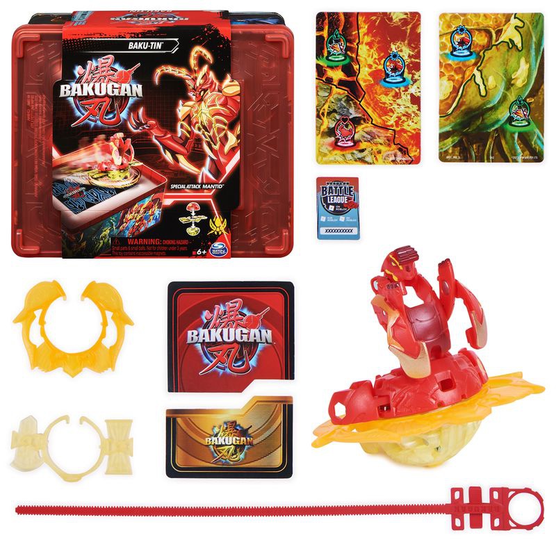 Bakugan συλλεκτικό μεταλλικό κουτί S6