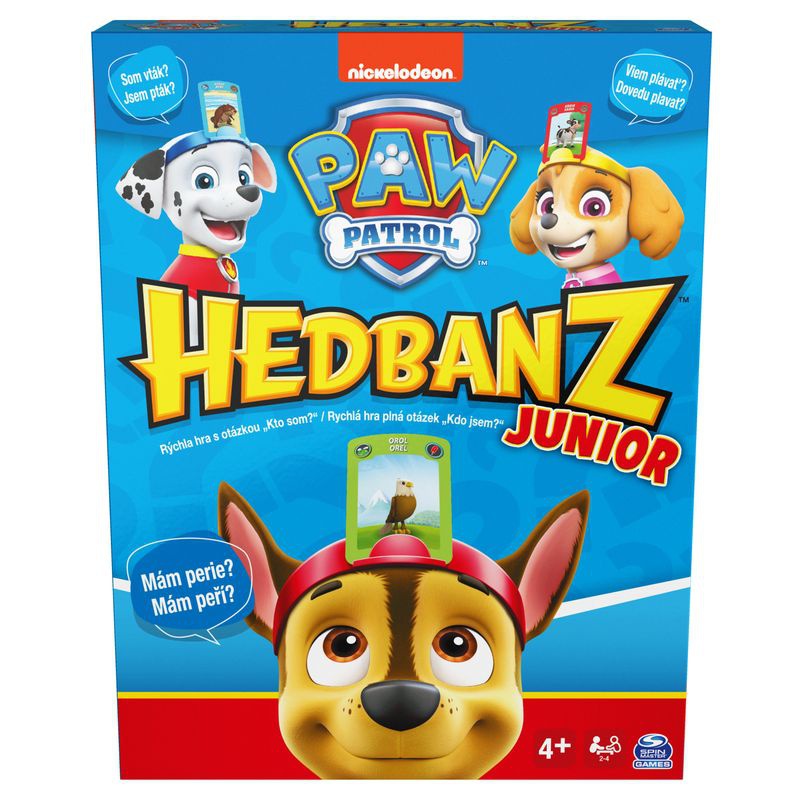 Spin Master Games επιτραπέζιο παιχνίδι με καρτές Hedbanz Paw Patrol Junior