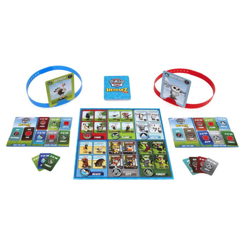 Spin Master Games επιτραπέζιο παιχνίδι με καρτές Hedbanz Paw Patrol Junior