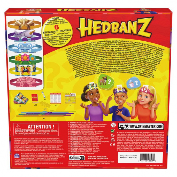 Spin Master Games παιχνίδι με ερωτήσεις Hedbanz - νέα έκδοση