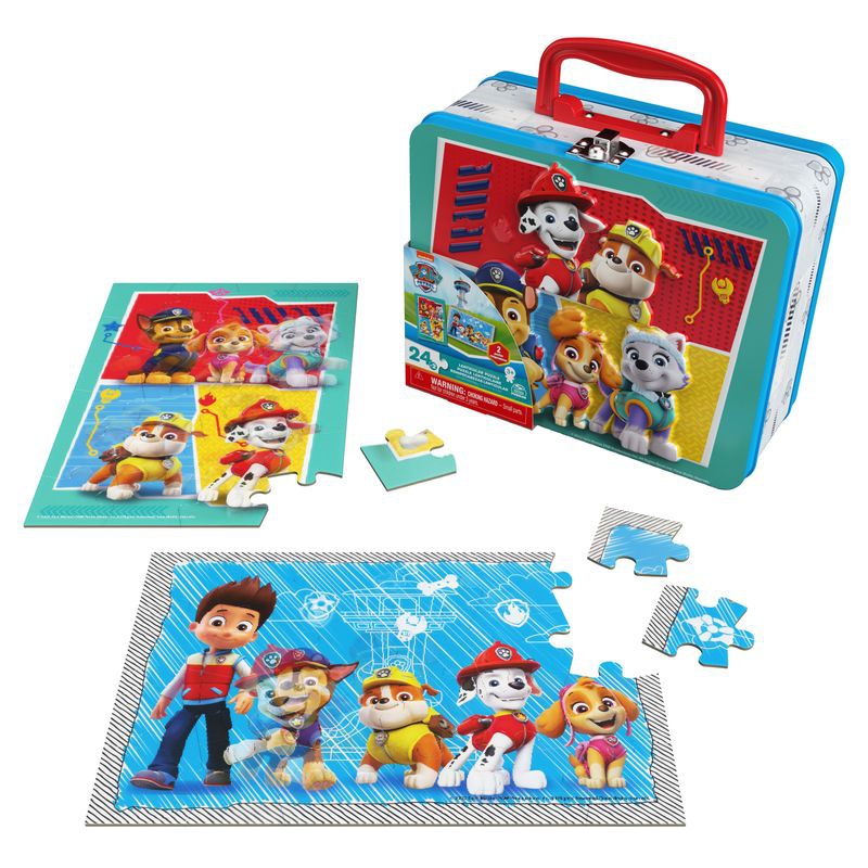 Spin Master Games Παζλ Paw Patrol σε μεταλλικό κουτί