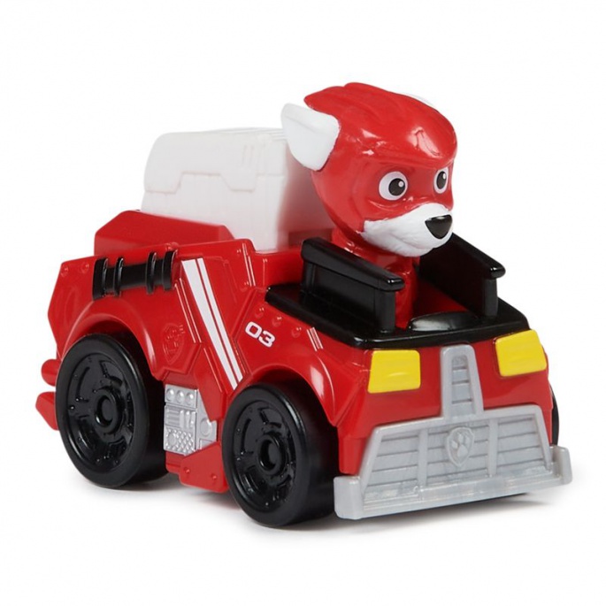 Η ομάδα Paw Patrol σε μεγάλη ταινία με μινιατούρες αυτοκινήτων και φιγούρες