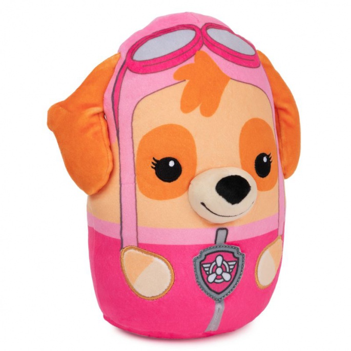 Paw Patrol μοντέρνο αρκουδάκι/μαξιλάρι Skye 30 εκ.