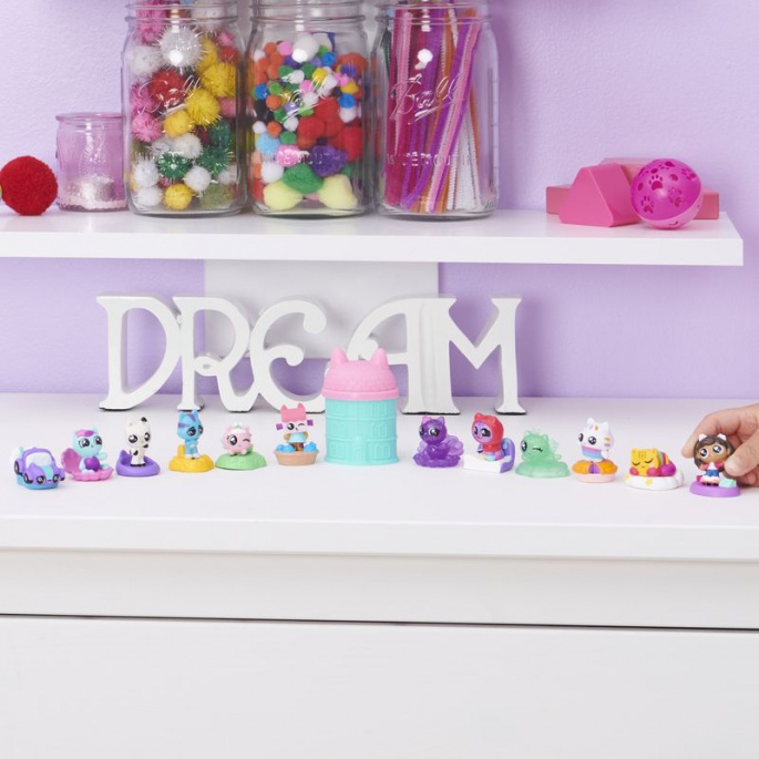 Gabby's Dollhouse με τη μίνι φιγούρα στο σπιτάκι