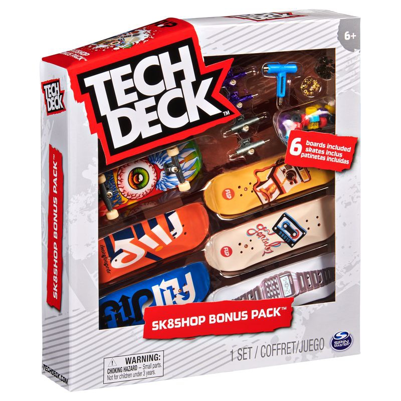 Tech Deck skateshop 6ks με αξεσουάρ Flip