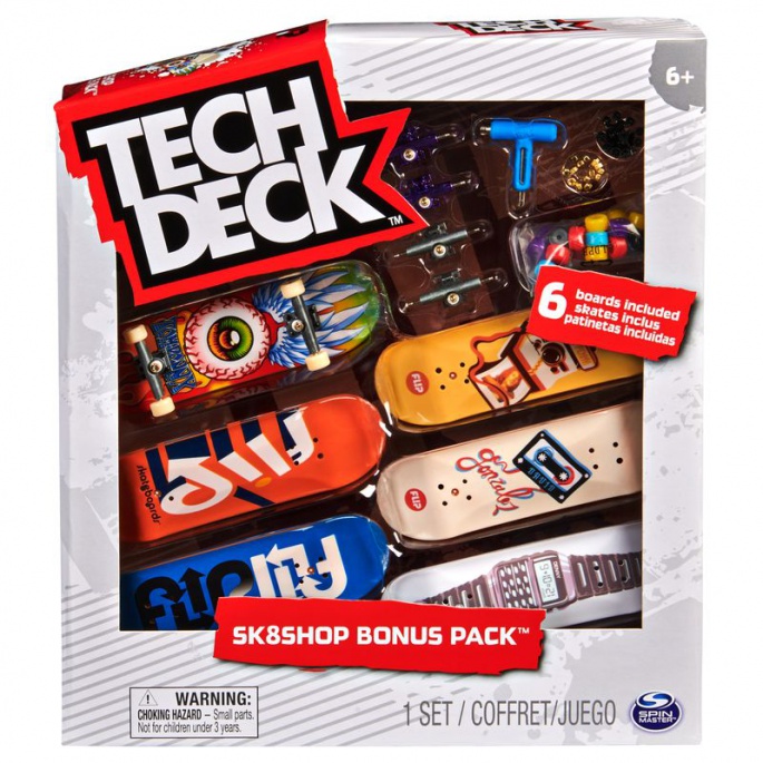 Tech Deck skateshop 6ks με αξεσουάρ Flip
