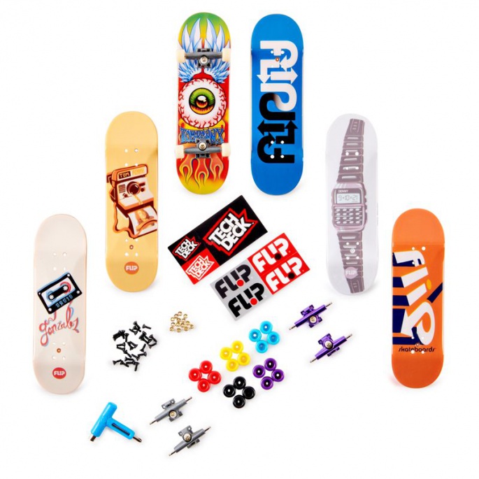 Tech Deck skateshop 6ks με αξεσουάρ Flip