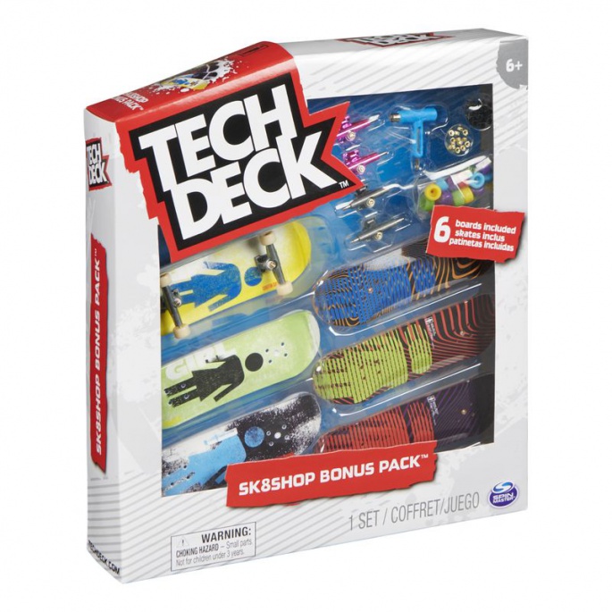 Tech Deck skateshop 6ks με αξεσουάρ Girl