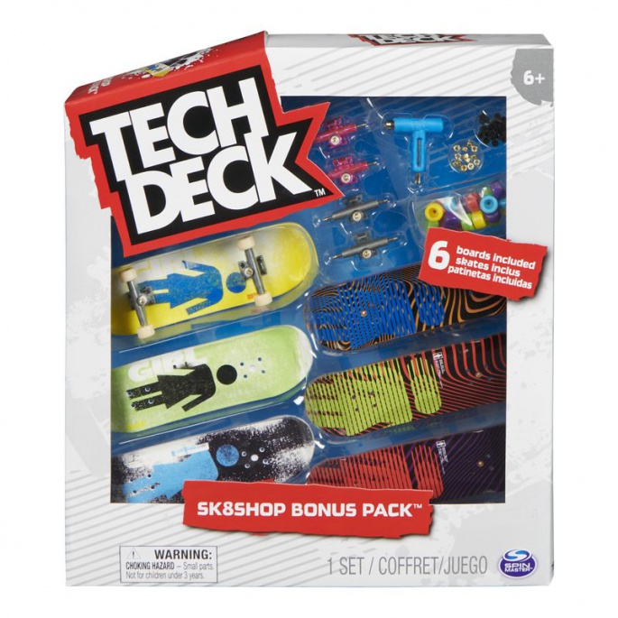 Tech Deck skateshop 6ks με αξεσουάρ Girl
