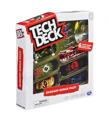 Tech Deck skateshop 6ks με αξεσουάρ Zero Zero