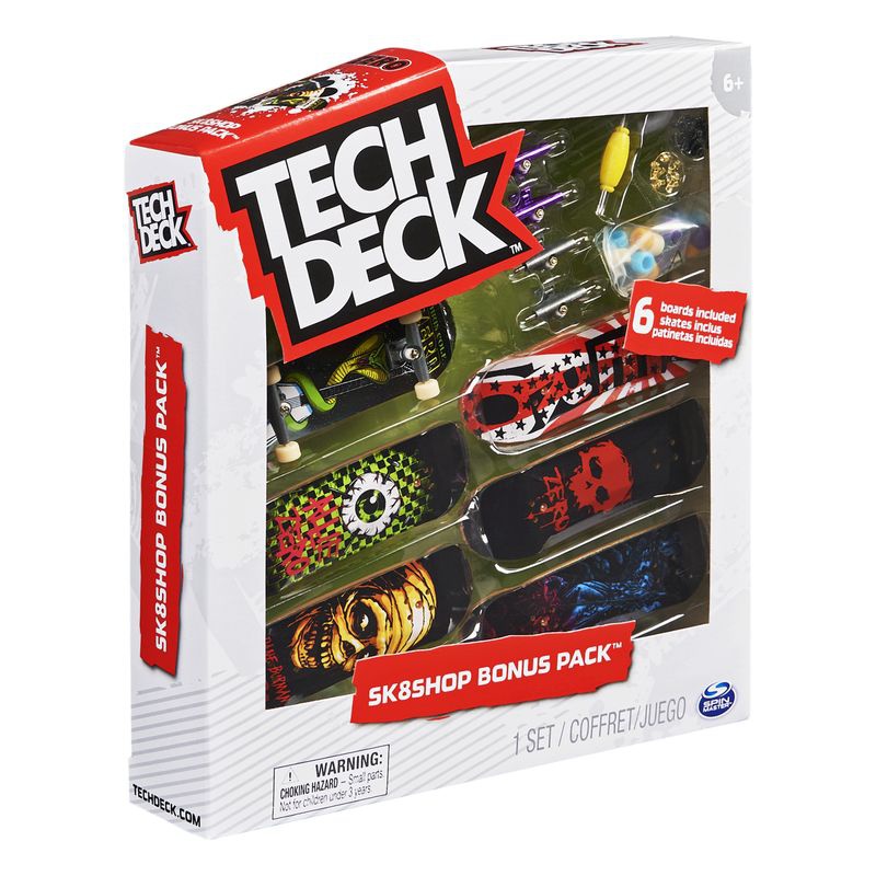 Tech Deck skateshop 6ks με αξεσουάρ Zero Zero