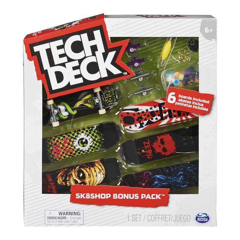 Tech Deck skateshop 6ks με αξεσουάρ Zero Zero
