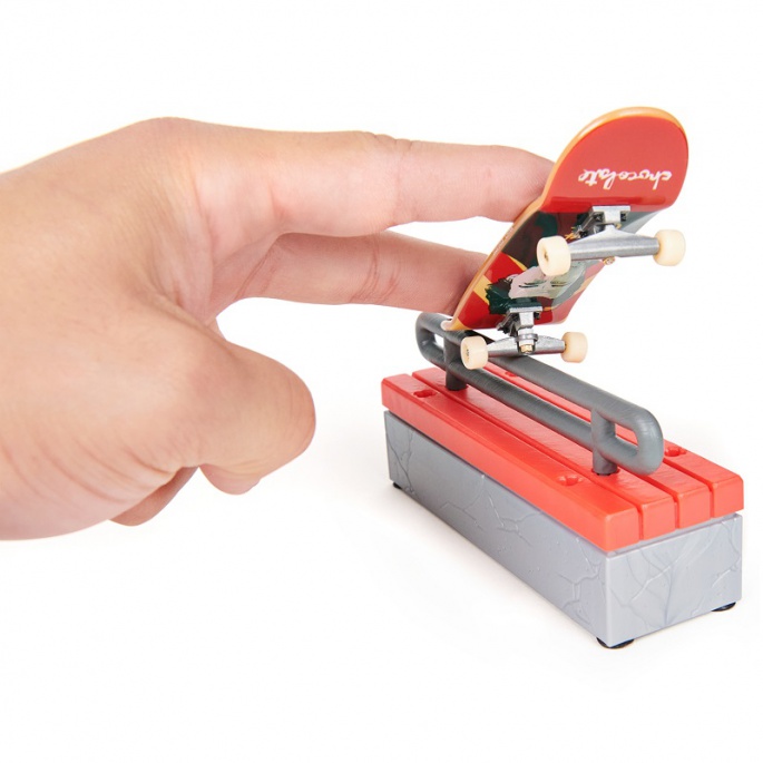 Tech Deck fingerboard διπλή συσκευασία με εμπόδιο VS Series Chocolate