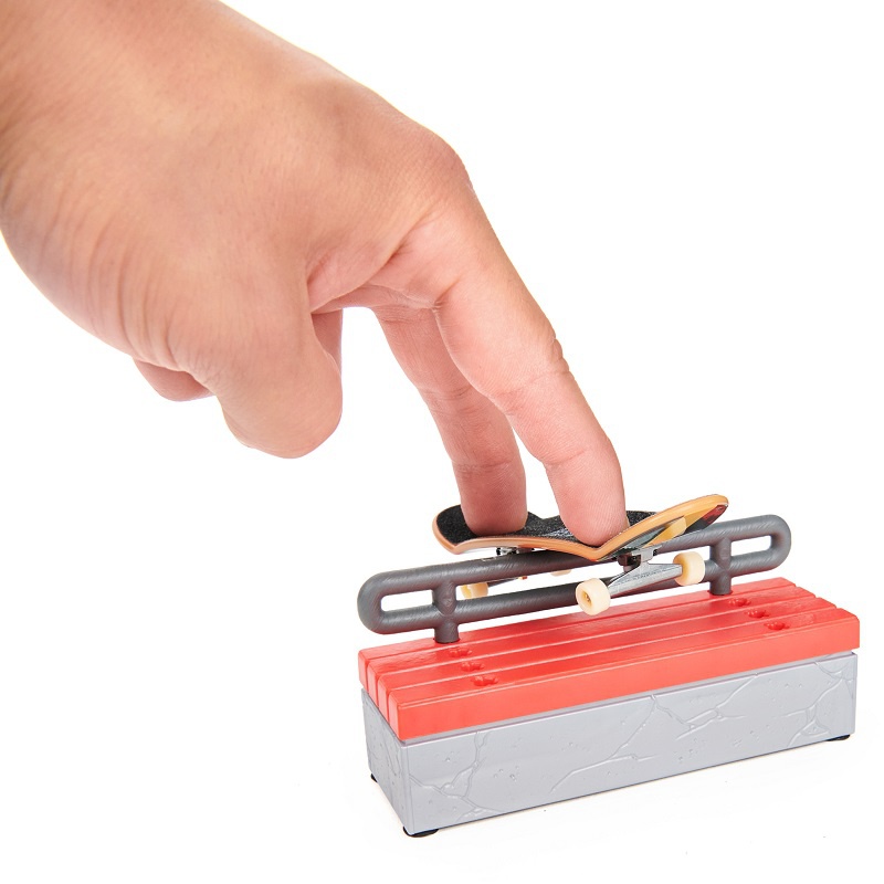 Tech Deck fingerboard διπλή συσκευασία με εμπόδιο VS Series Chocolate