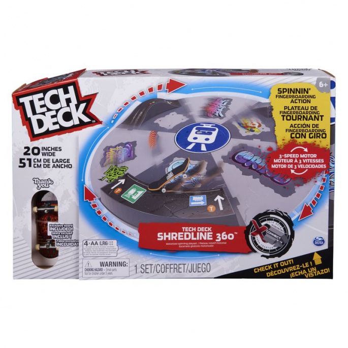 Tech Deck fingerboard Xconnect περιστρεφόμενο skate park